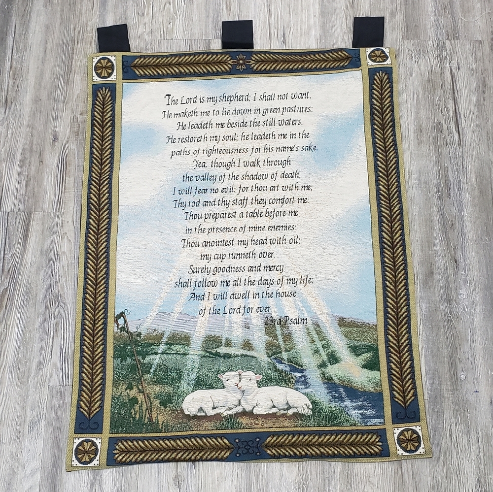 23rd Psalm Wall Hanging Inspirational Collection